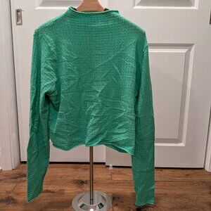 Wild Fable pullover cropped sweater - mint, 1X